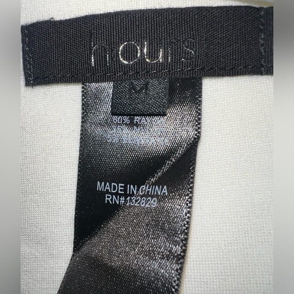 NWT h:ours White Crop Tank Women’s Size M - Picture 3 of 3